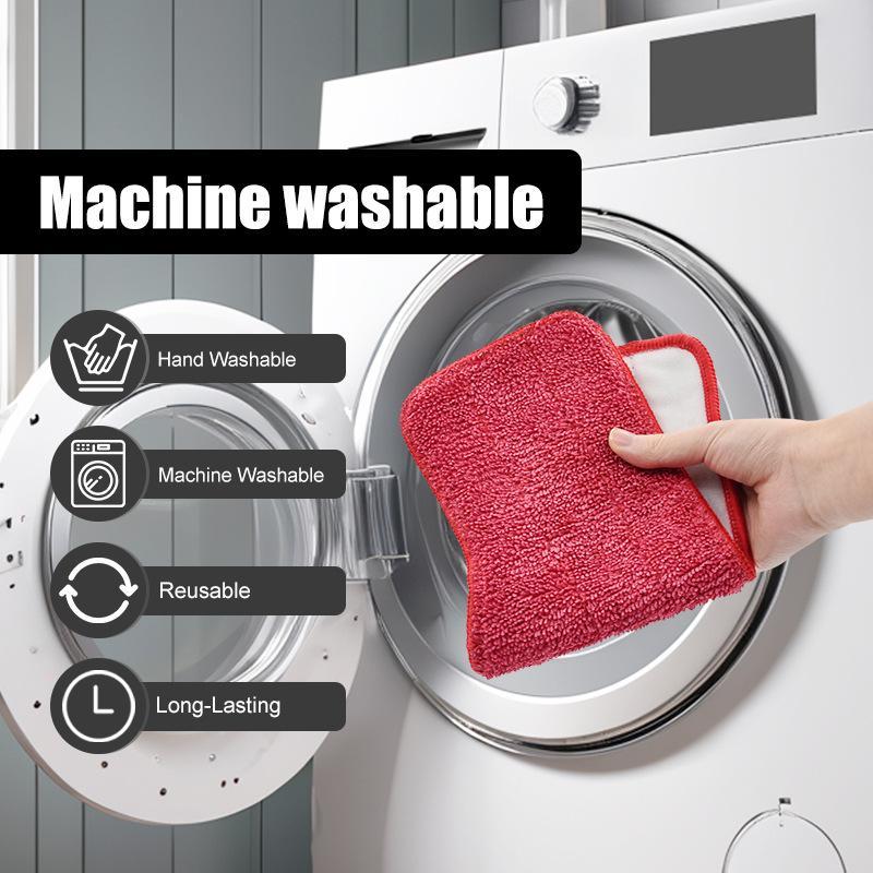 Steam Mop Replacement Pads Washable Microfiber Mop Pads 2 Pcs