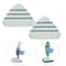 Microfiber Steam Mop Replacement Pads 2 Pack Washable Reusable Mop Head Cloths