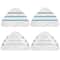 Microfiber Steam Mop Replacement Pads 2 Pack Washable Reusable Mop Head Cloths