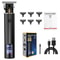 Vintage Zero Gap Hair Clippers for Men Rechargeable T-Blade Beard & Bald Head Trimmer