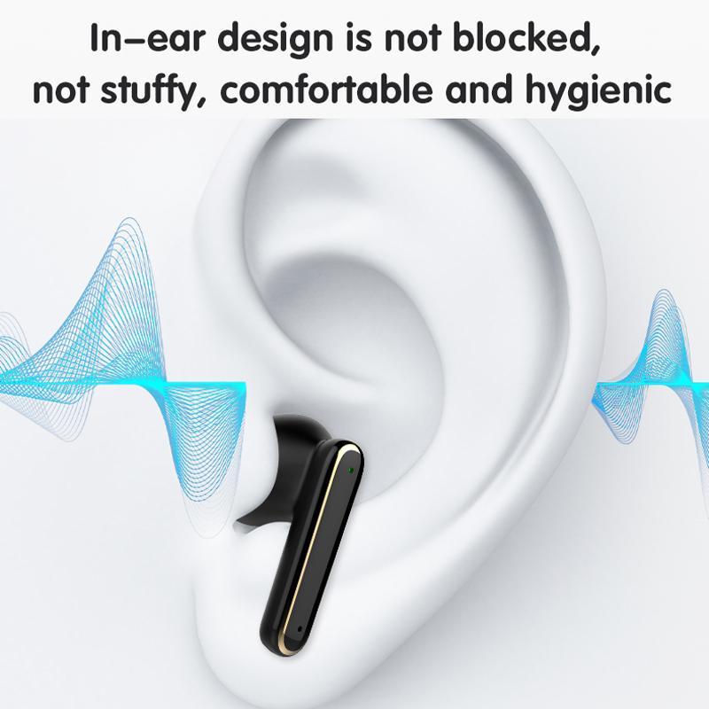 Smart Touch Hearing Aid Earbuds With Noise Reduction Charging Case 9