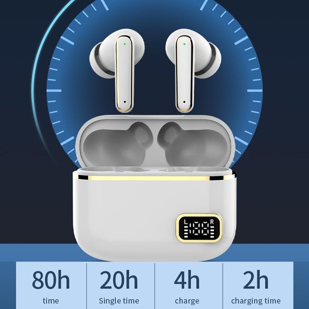 Smart Touch Hearing Aid Earbuds With Noise Reduction Charging Case 8