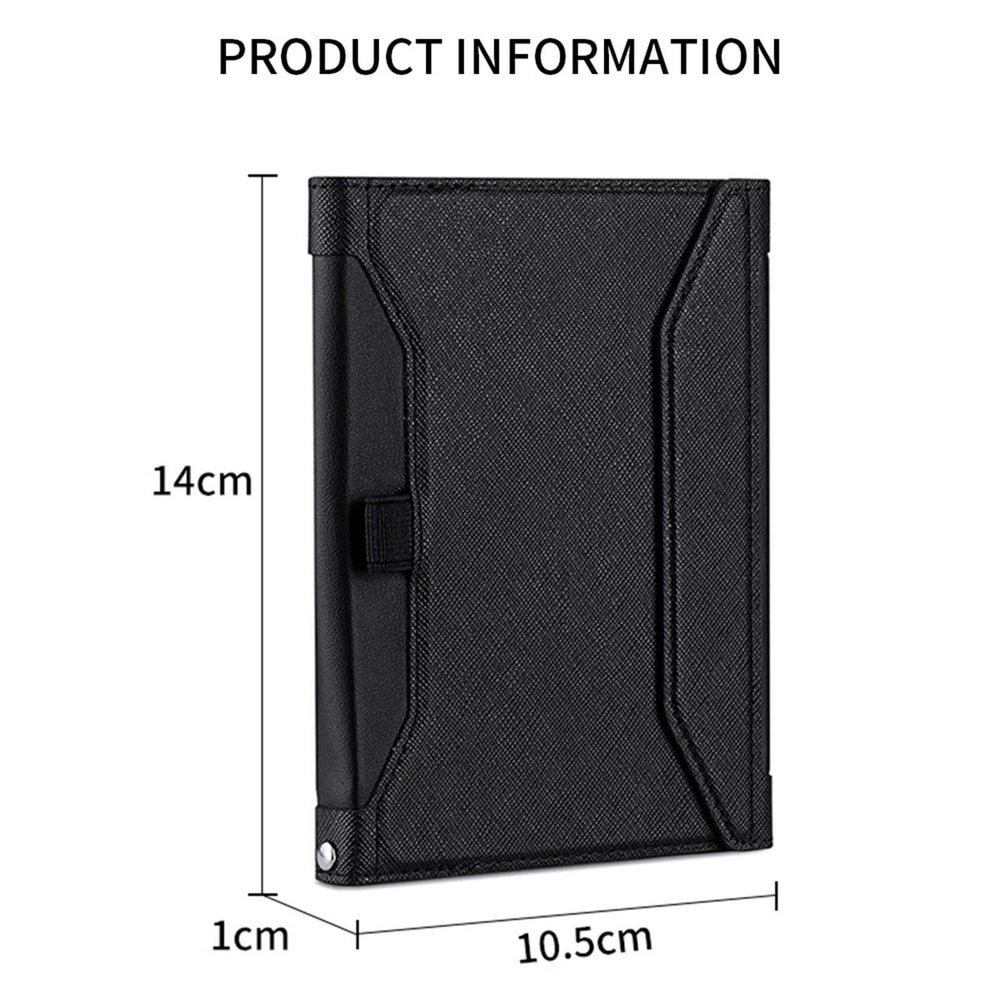 Magnetic RFID Passport Wallet Travel Card Holder With Anti Theft Protection 9