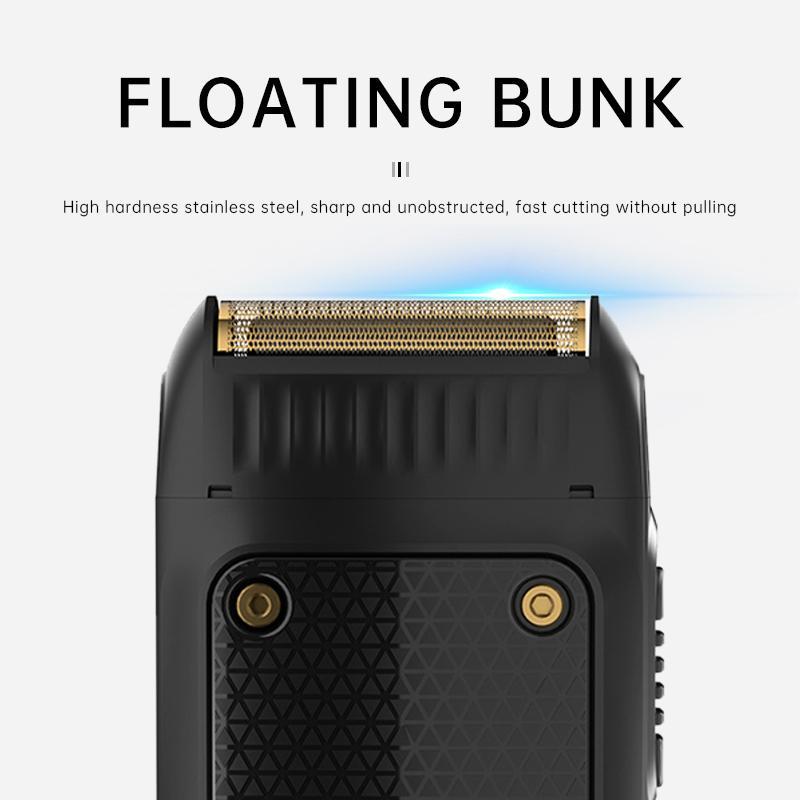Portable Electric Shaver With Floating Cutter Head For Smooth Wet Dry Grooming 3