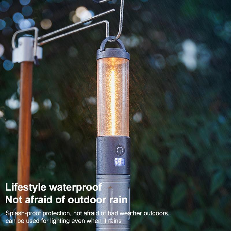 Rechargeable LED Camping Flashlight Lantern With Power Bank Emergency Light 10