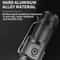Mini Rechargeable Flashlight With White Laser Beam TypeC Charging Long Range Zoom Light 1