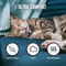 Rainbow Gradient AirTag Cat Collar With Bell Waterproof Silicone Tracker Holder 5