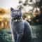 Rainbow Gradient AirTag Cat Collar With Bell Waterproof Silicone Tracker Holder 2