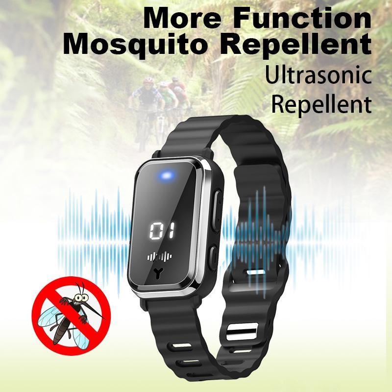 Rechargeable Mosquito Repellent Bracelet With Anti Static Digital Watch 4