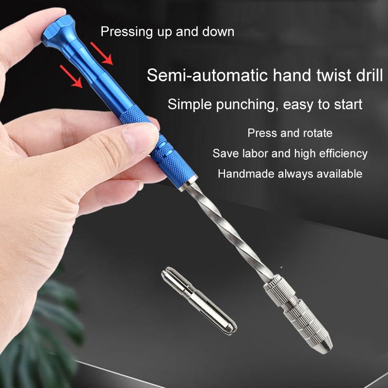 Precision Mini Hand Drill For Crafts Jewelry Making Jade Hole Punching 5