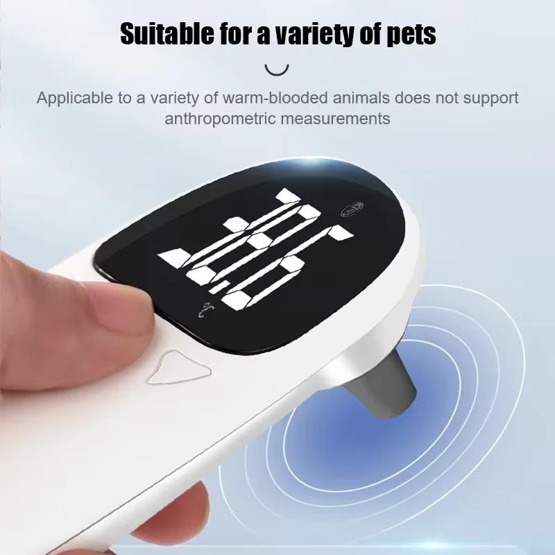 Infrared Pet Ear Thermometer for Dogs & Cats with Fast Digital Temperature Reading
