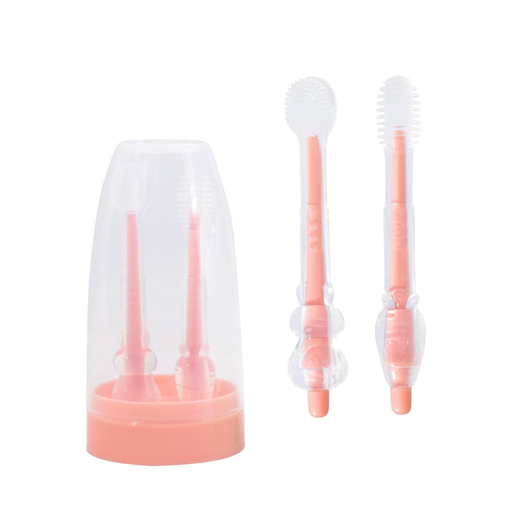 Silicone Baby Finger Toothbrush & Tongue Cleaner for Infants and Toddlers