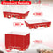 Festive Christmas Snack Trays 20pcs Disposable Paper Food Holders for Fries Cookies & Party Treats