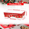 Festive Christmas Snack Trays 20pcs Disposable Paper Food Holders for Fries Cookies & Party Treats