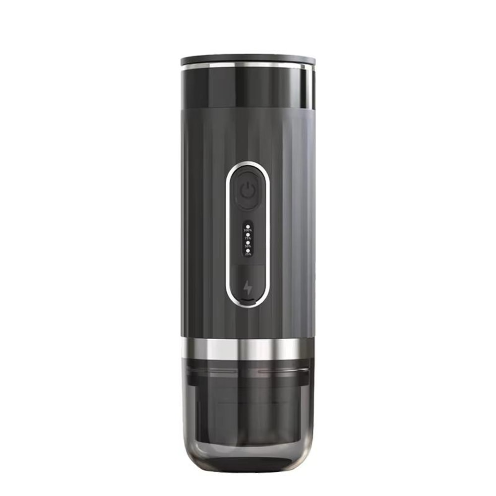 3-in-1 Portable Espresso Maker with Wireless Heating for Capsules & Ground Coffee