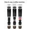 3-in-1 Portable Espresso Maker with Wireless Heating for Capsules & Ground Coffee