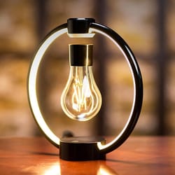 magnetic levitation lamp with floating light bulb led desk ambient night light