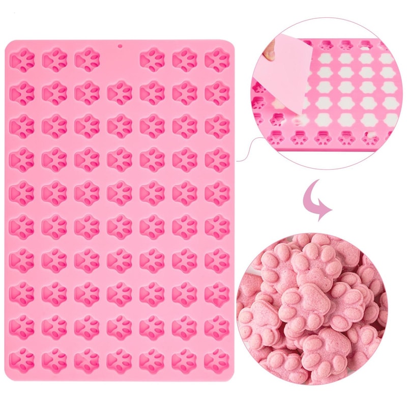 Mini Animal Silicone Mold for Chocolate Candy Mold, Pet Treats & Fondant Baking