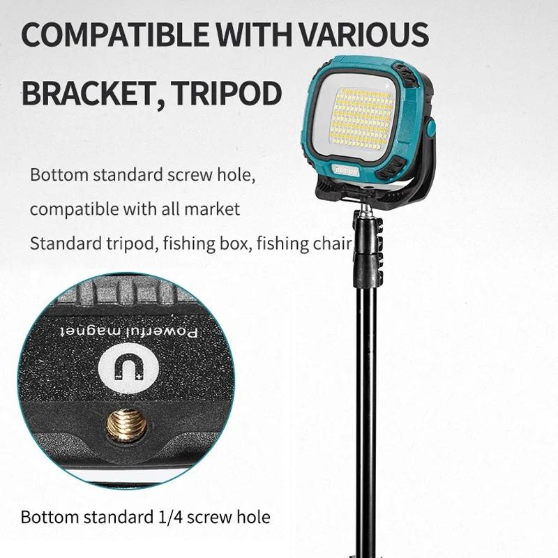 Rechargeable COB LED Work Light With Type C Charging And 180 Adjustable Floodlight 2