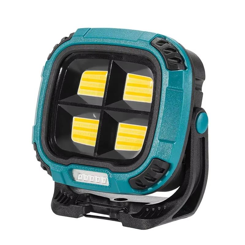 Rechargeable COB LED Work Light with Type C Charging and 180° Adjustable Floodlight
