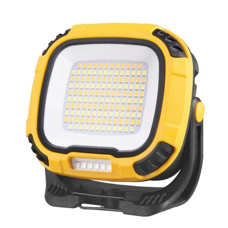 Rechargeable COB LED Work Light with Type C Charging and 180° Adjustable Floodlight