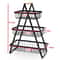 3-Tier Fruit Basket Organizer with Wooden Handle for Kitchen Counter Storage