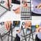 3-Tier Fruit Basket Organizer with Wooden Handle for Kitchen Counter Storage