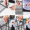 3-Tier Fruit Basket Organizer with Wooden Handle for Kitchen Counter Storage