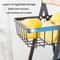 3-Tier Fruit Basket Organizer with Wooden Handle for Kitchen Counter Storage