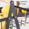 3-Tier Fruit Basket Organizer with Wooden Handle for Kitchen Counter Storage