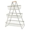 3-Tier Fruit Basket Organizer with Wooden Handle for Kitchen Counter Storage