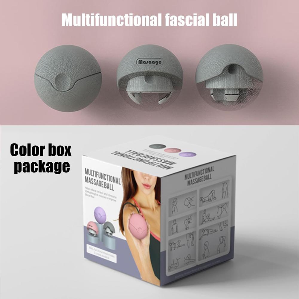 3in1 Deep Tissue Massage Ball For Yoga Fascia Relief Neck Muscle Recovery 6