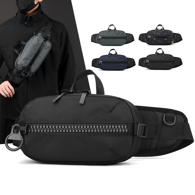 Sports Waist Bag Waterproof Crossbody Sling Bag For Travel Running Daily Carry 1