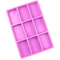 9 Grid Silicone Soap and Cake Mold for Chocolates Candies Ice Cubes and DIY Baking