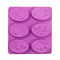 6Cavity Silicone Cake Mold For Bee Chocolates Soap Jelly Mini Desserts 0