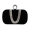 Luxury Velvet Rhinestone Evening Clutch Bag With Detachable Chain For Weddings Parties 7