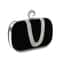 Luxury Velvet Rhinestone Evening Clutch Bag With Detachable Chain For Weddings Parties 1