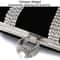 Luxury Velvet Rhinestone Evening Clutch Bag With Detachable Chain For Weddings Parties 3