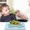Panda Shape Silicone Suction Plate For Babies And Toddlers With Divided Sections 0