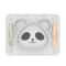 Panda Shape Silicone Suction Plate For Babies And Toddlers With Divided Sections 5
