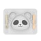 Panda Shape Silicone Suction Plate For Babies And Toddlers With Divided Sections 5