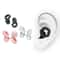 3 Pairs Silicone Earplugs For Sleep Swimming Noise Reduction Comfort Fit 0