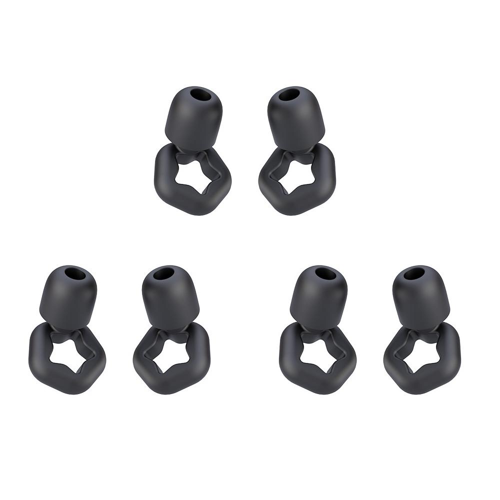 3 Pairs Silicone Earplugs For Sleep Swimming Noise Reduction Comfort Fit 5