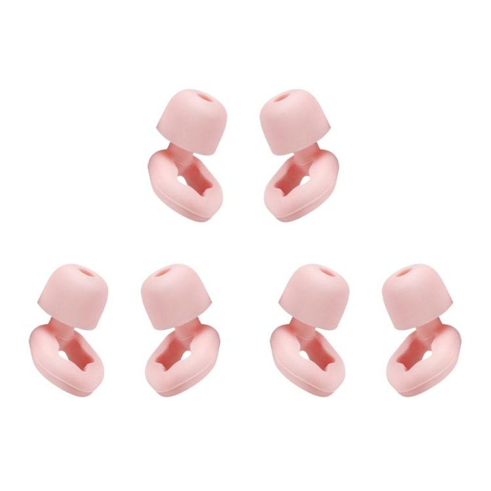 3 Pairs Silicone Earplugs For Sleep Swimming Noise Reduction Comfort Fit 6