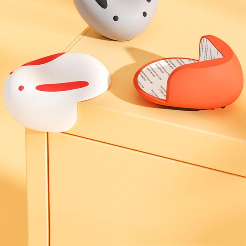 Rabbit Silicone Corner Guards For Baby Proofing Tables Furniture 2 Piece Set 4