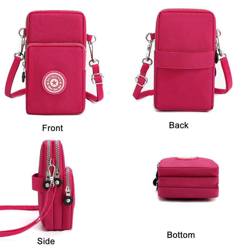 UrbanEase Crossbody Phone Bag For Women With Coin Purse Comfortable Armband 3