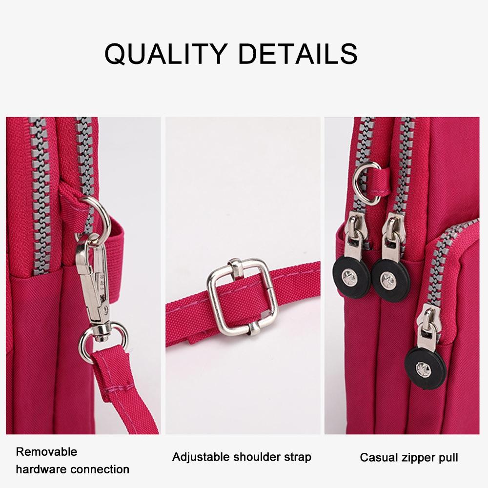 UrbanEase Crossbody Phone Bag For Women With Coin Purse Comfortable Armband 5