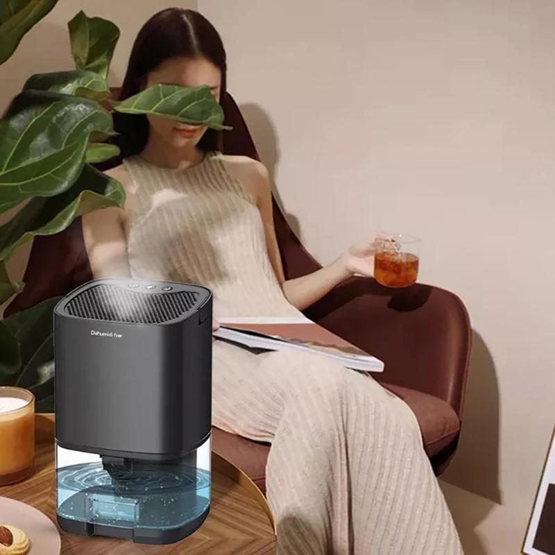 Smart Quiet Dehumidifier For Bedroom With Air Purifier And 7 Color Night Light 9