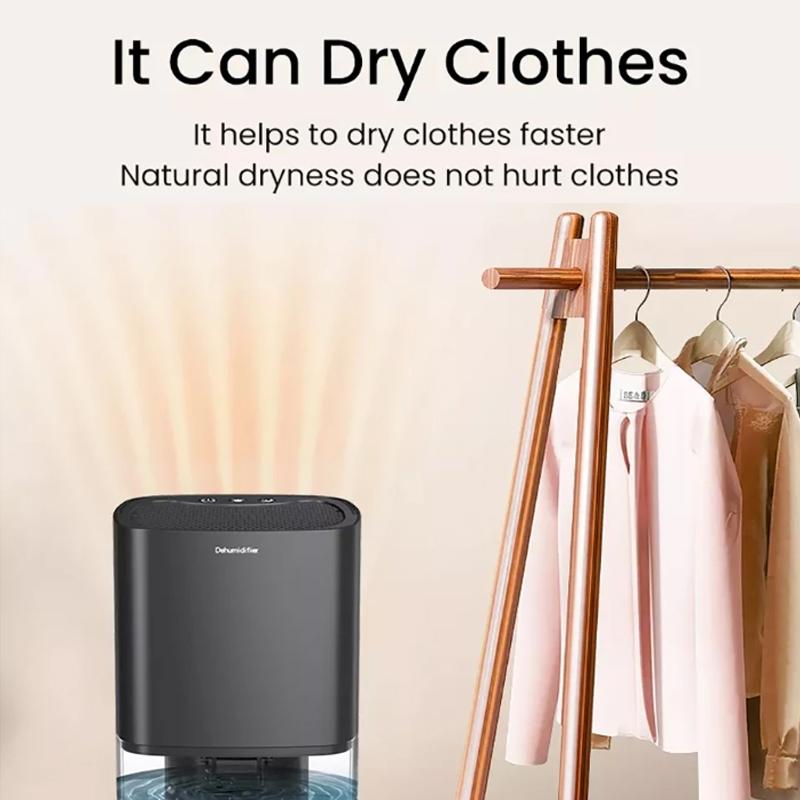 Smart Quiet Dehumidifier For Bedroom With Air Purifier And 7 Color Night Light 5