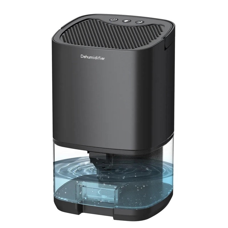 Smart Quiet Dehumidifier for Bedroom with Air Purifier and 7 Color Night Light